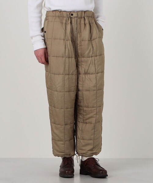 HAVERSACK（ハバーザック）の「HAVERSACK ATTIRE ナイロンシルク オーバーパンツ（その他パンツ・メンズ・ベージュ・L）」の3枚目の写真
