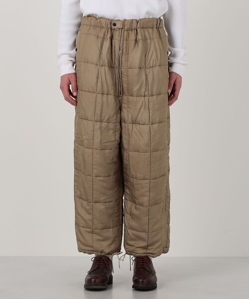 HAVERSACK（ハバーザック）の「HAVERSACK ATTIRE ナイロンシルク オーバーパンツ（その他パンツ・メンズ・ベージュ・L）」の4枚目の写真