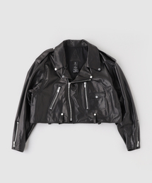 A LEATHER(�G�[���U�[)��A LEATHER / �G�[���U�[ SMU SHORT MOTOR JACKET(���C�_�[�X�W���P�b�g)
