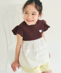 apres les cours | 【WEB限定】ティアードタックドッキングトップス(Tシャツ/カットソー)
