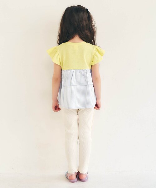 apres les cours(アプレレクール)の「【WEB限定】ティアードタックドッキングトップス(Tシャツ/カットソー・キッズ・アイボリー/その他2/イエロー/ブラウン/レッド・80/90/100/110/120/130/140)」の12枚目の写真