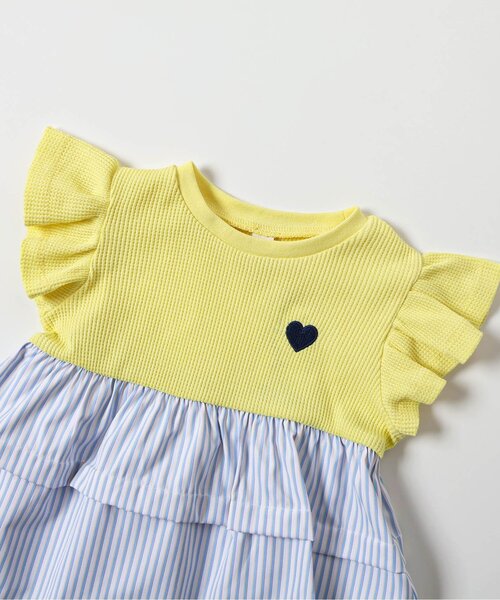 apres les cours(アプレレクール)の「【WEB限定】ティアードタックドッキングトップス(Tシャツ/カットソー・キッズ・アイボリー/その他2/イエロー/ブラウン/レッド・80/90/100/110/120/130/140)」の13枚目の写真