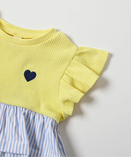 apres les cours(アプレレクール)の「【WEB限定】ティアードタックドッキングトップス(Tシャツ/カットソー・キッズ・アイボリー/その他2/イエロー/ブラウン/レッド・80/90/100/110/120/130/140)」の14枚目の写真