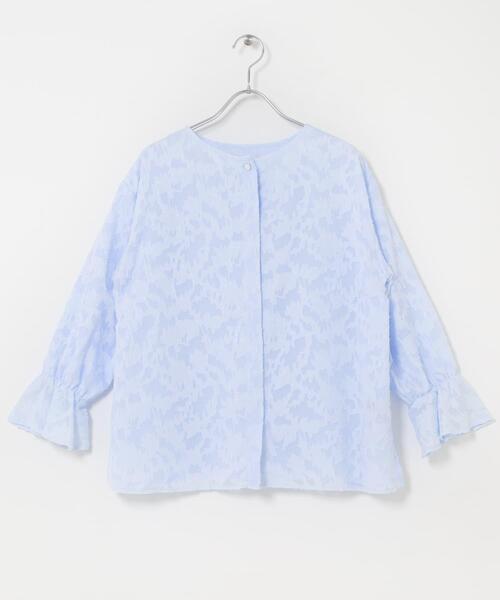 URBAN RESEARCH ROSSO WOMEN(アーバンリサーチ ロッソ)の「『WEB限定』ジャガードブラウス(シャツ/ブラウス・レディース・ブルー系その他/アイボリー・FREE)」の19枚目の写真
