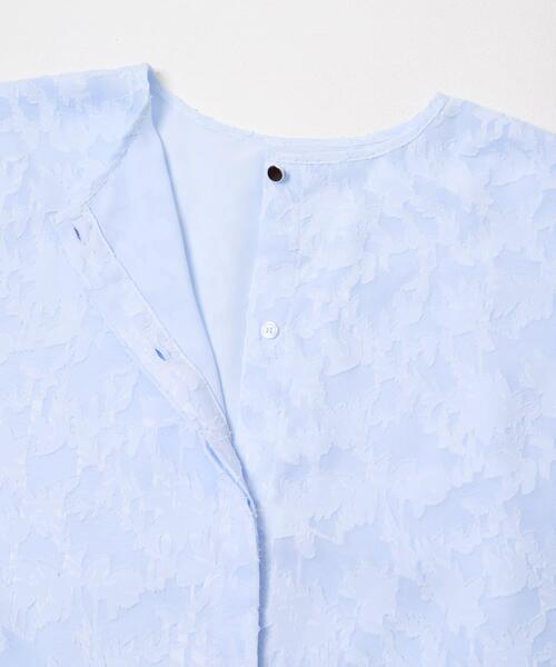 URBAN RESEARCH ROSSO WOMEN(アーバンリサーチ ロッソ)の「『WEB限定』ジャガードブラウス(シャツ/ブラウス・レディース・ブルー系その他/アイボリー・FREE)」の20枚目の写真