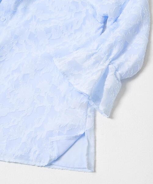 URBAN RESEARCH ROSSO WOMEN(アーバンリサーチ ロッソ)の「『WEB限定』ジャガードブラウス(シャツ/ブラウス・レディース・ブルー系その他/アイボリー・FREE)」の22枚目の写真