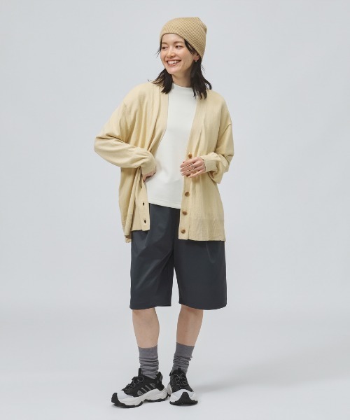 adidas(アディダス)の「アディダス adidas ソフト ラックス ルーズフィット 半袖Tシャツ(Tシャツ/カットソー・レディース・グリーン/オフホワイト・S/M/L/XL)」の18枚目の写真