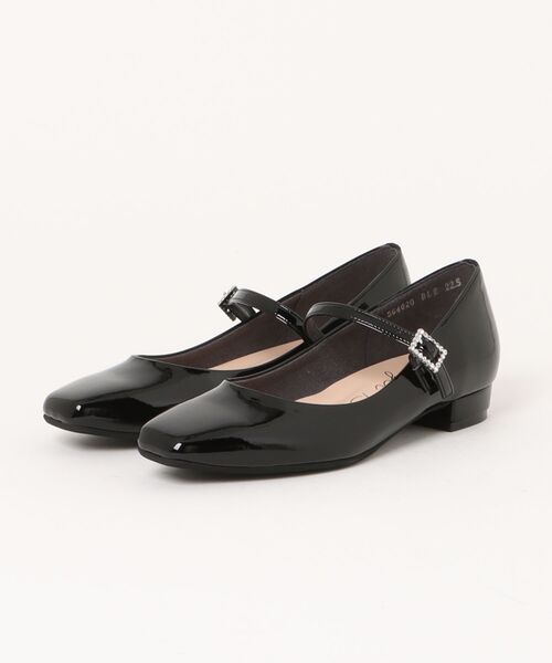 Bridget Birkin(ブリジットバーキン)の「【Bridget Birkin】ビジューメリージェーンレインパンプス(564020)(パンプス・レディース・ブラック系その他/ベージュ系その他・23.5/24/24.5/22.5/23)」の8枚目の写真