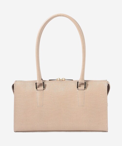 MACKINTOSH LONDON（マッキントッシュ ロンドン）の「リザードエンボスレザー（トートバッグ・レディース・ベージュ/グリーン/オフホワイト・FREE）」の4枚目の写真