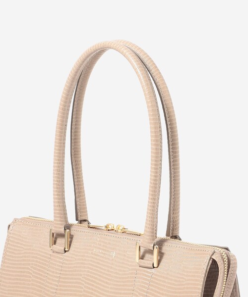 MACKINTOSH LONDON（マッキントッシュ ロンドン）の「リザードエンボスレザー（トートバッグ・レディース・ベージュ/グリーン/オフホワイト・FREE）」の8枚目の写真