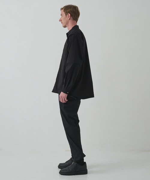 WHITE MOUNTAINEERING(ホワイトマウンテニアリング)の「【White Mountaineering / ホワイトマウンテニアリング】ZIP OFF LAYERED SHIRT(シャツ/ブラウス・メンズ・ブラック・3/2/1)」の4枚目の写真