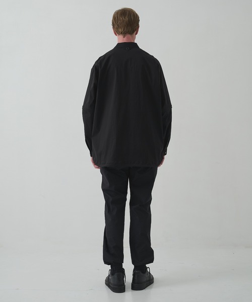 WHITE MOUNTAINEERING(ホワイトマウンテニアリング)の「【White Mountaineering / ホワイトマウンテニアリング】ZIP OFF LAYERED SHIRT(シャツ/ブラウス・メンズ・ブラック・3/2/1)」の5枚目の写真