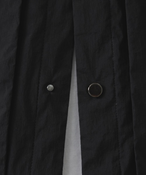 WHITE MOUNTAINEERING(ホワイトマウンテニアリング)の「【White Mountaineering / ホワイトマウンテニアリング】ZIP OFF LAYERED SHIRT(シャツ/ブラウス・メンズ・ブラック・3/2/1)」の6枚目の写真