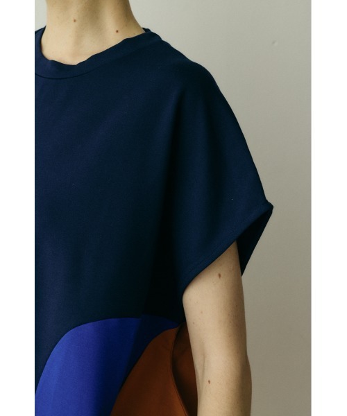 HeRIN.CYE(ヘリンドットサイ)の「Docking egg tops ドッキングエッグトップス(Tシャツ/カットソー・レディース・ブルー系その他3/ブラック/グリーン系その他・FREE)」の8枚目の写真
