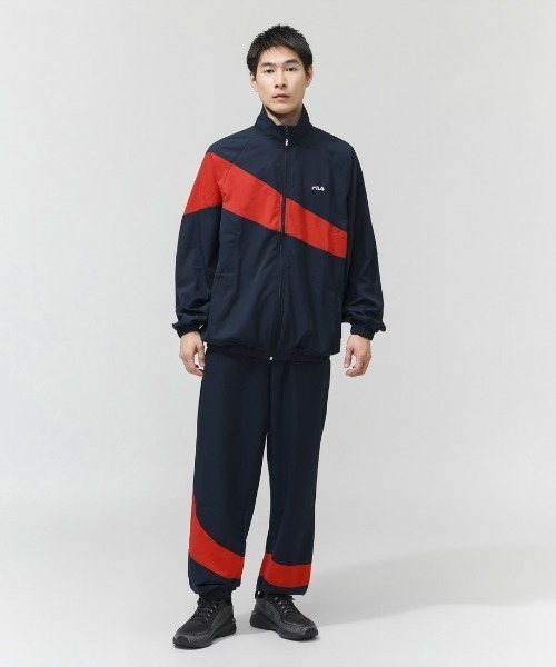 FILA（フィラ）の「【別注】フィラ FILA  トラックパンツ 限定コラボ（その他パンツ・メンズ・ブラック/ブルー系その他/ネイビー・M/L/LL/3L）」の11枚目の写真