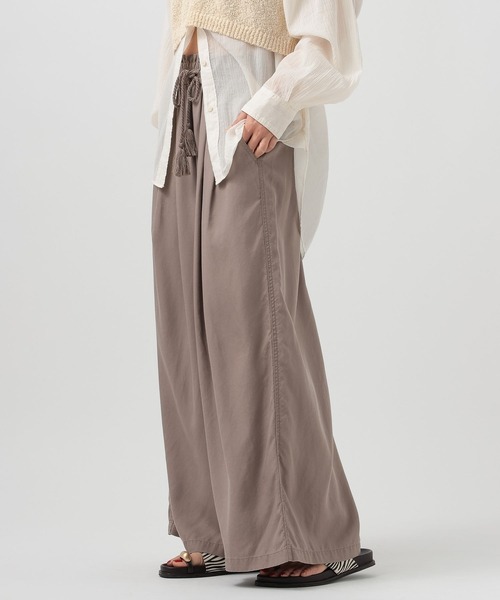 BAYFLOW（ベイフロー）の「テンセルワイドパンツ（その他パンツ・レディース・チャコールグレー/ブラウン系/モーブ系・SMALL/MEDIUM）」の21枚目の写真