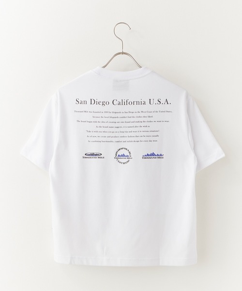 THOUSAND MILE（サウザンドマイル）の「THOUSAND MILE/サウザンドマイル SHORT SLEEVE PRINT T-SHIRT HISTORY メッセージロゴ クルーネック ワイドTシャツ 2026年春夏（Tシャツ/カットソー・メンズ・ホワイト/ブラック・XS/M/L/XL）」の13枚目の写真