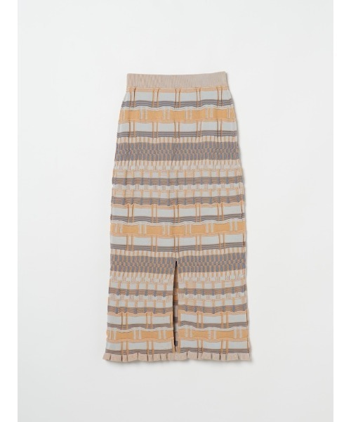 Ruh Dhan(ルーダン)の「Vital Layers Skirt(スカート・レディース・ブラウン/オレンジ/ネイビー・FREE)」の11枚目の写真