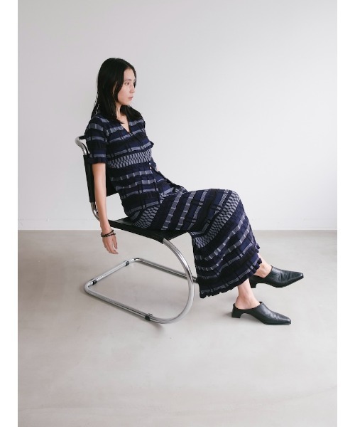 Ruh Dhan(ルーダン)の「Vital Layers Skirt(スカート・レディース・ブラウン/オレンジ/ネイビー・FREE)」の20枚目の写真