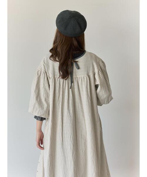 Samansa Mos2(サマンサ モスモス)の「【Cross×Staff】前後2WAYワンピース(ワンピース・レディース・ベージュ/ストライプ/その他1/ブラック・S/M)」の13枚目の写真