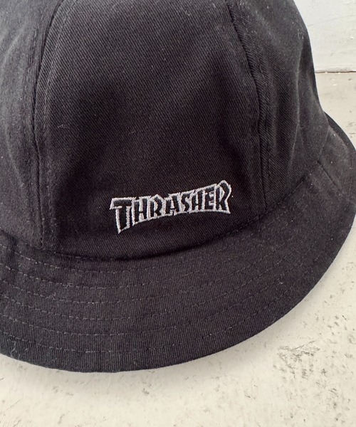 THRASHER(スラッシャー)の「THRASHER キッズ ロゴ メトロハット(ハット・キッズ・ブラック/カーキ/オレンジ・54cm)」の17枚目の写真