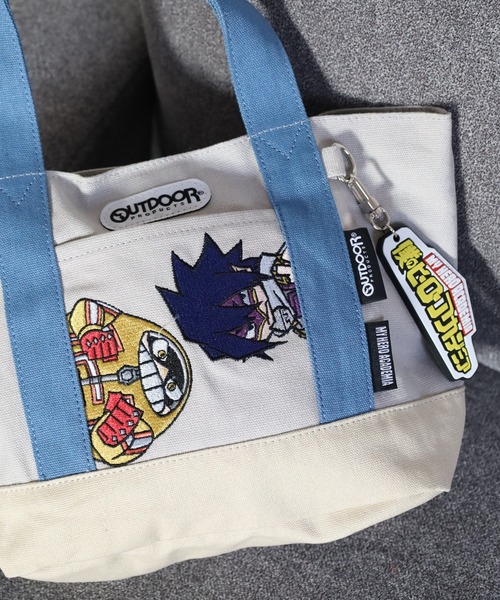 OUTDOOR PRODUCTS(アウトドアプロダクツ)の「僕のヒーローアカデミア×OUTDOOR PRODUCTS キーホルダー付きミニキャラトート(トートバッグ・メンズ・ブラック/ターコイズブルー/ブラック系/ネイビー/イエロー/ベージュ/ホワイト・フリー)」の5枚目の写真