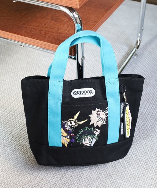 OUTDOOR PRODUCTS(アウトドアプロダクツ)の「僕のヒーローアカデミア×OUTDOOR PRODUCTS キーホルダー付きミニキャラトート(トートバッグ・メンズ・ブラック/ターコイズブルー/ブラック系/ネイビー/イエロー/ベージュ/ホワイト・フリー)」の6枚目の写真