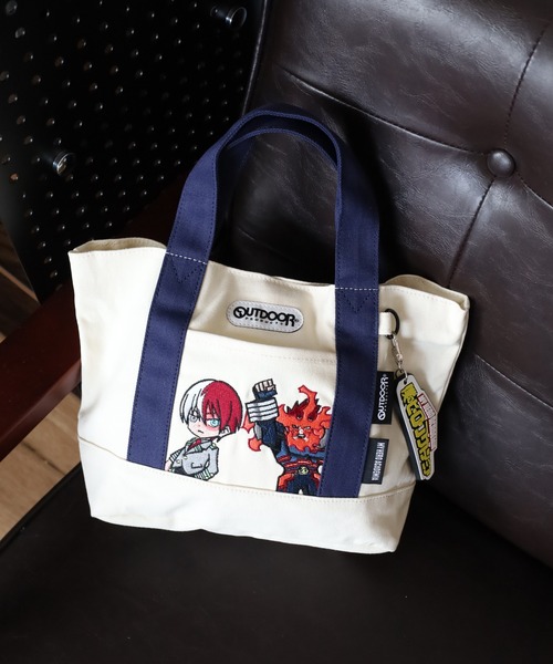 OUTDOOR PRODUCTS(アウトドアプロダクツ)の「僕のヒーローアカデミア×OUTDOOR PRODUCTS キーホルダー付きミニキャラトート(トートバッグ・メンズ・ブラック/ターコイズブルー/ブラック系/ネイビー/イエロー/ベージュ/ホワイト・フリー)」の8枚目の写真