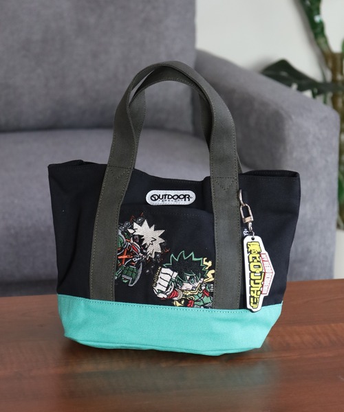 OUTDOOR PRODUCTS(アウトドアプロダクツ)の「僕のヒーローアカデミア×OUTDOOR PRODUCTS キーホルダー付きミニキャラトート(トートバッグ・メンズ・ブラック/ターコイズブルー/ブラック系/ネイビー/イエロー/ベージュ/ホワイト・フリー)」の10枚目の写真