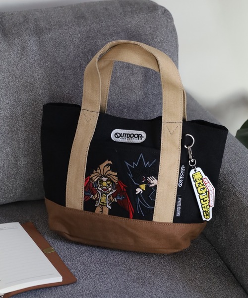 OUTDOOR PRODUCTS(アウトドアプロダクツ)の「僕のヒーローアカデミア×OUTDOOR PRODUCTS キーホルダー付きミニキャラトート(トートバッグ・メンズ・ブラック/ターコイズブルー/ブラック系/ネイビー/イエロー/ベージュ/ホワイト・フリー)」の13枚目の写真
