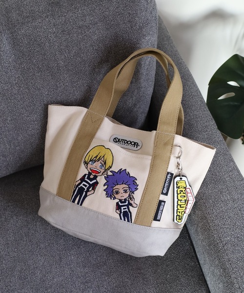 OUTDOOR PRODUCTS(アウトドアプロダクツ)の「僕のヒーローアカデミア×OUTDOOR PRODUCTS キーホルダー付きミニキャラトート(トートバッグ・メンズ・ブラック/ターコイズブルー/ブラック系/ネイビー/イエロー/ベージュ/ホワイト・フリー)」の12枚目の写真