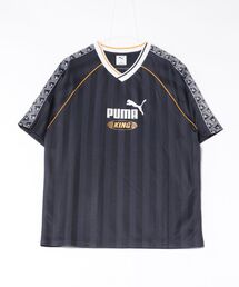 PUMA プーマ M KING RELAXED FOOTBALL JERSEY ショートスリーブ 633985 16NEW NAVY