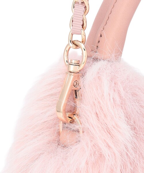TOCCA(トッカ)の「WAFFLE FUR BAG 2WAYファーバッグ(ショルダーバッグ・レディース・ベージュ系1/ベージュ系/ピンク系・F)」の11枚目の写真