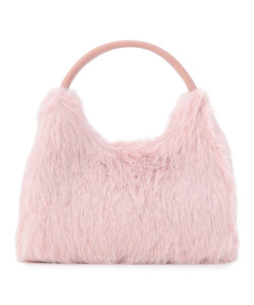TOCCA(トッカ)の「WAFFLE FUR BAG 2WAYファーバッグ(ショルダーバッグ・レディース・ベージュ系1/ベージュ系/ピンク系・F)」の13枚目の写真