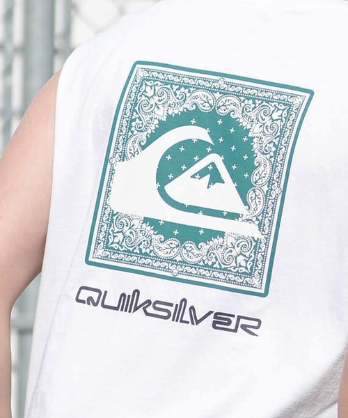 Quiksilver（クイックシルバー）の「QUIKSILVER/クイックシルバー BANDANA SL 26SU タンクトップ QSL262605M（タンクトップ・メンズ・ホワイト/ブラック/インディゴブルー・M/L）」の19枚目の写真