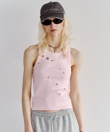 JOSE MOON（ジョゼムーン）の「EYELET TANK TOP アイレットタンクトップ（タンクトップ）」