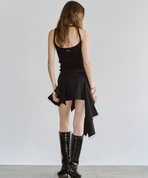 JOSE MOON(ジョゼムーン)の「EYELET TANK TOP/アイレットタンクトップ(タンクトップ・レディース・ブラック/ホワイト/グレー/ピンク・FREE)」の8枚目の写真
