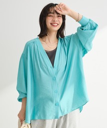 リブドッキングシアーシャツ