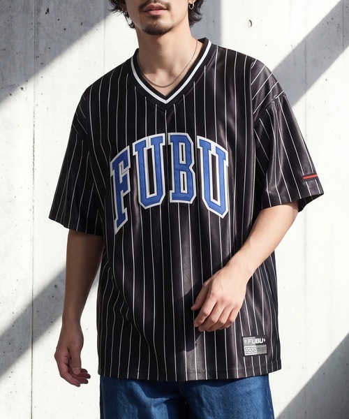 FUBU( フブ)の「【FUBU/フブ】PATCH V NECK T-SHIRTS/パッチVネックTシャツ(Tシャツ/カットソー・メンズ・レオパード/ブラック/ホワイト・XL/M/L)」の10枚目の写真