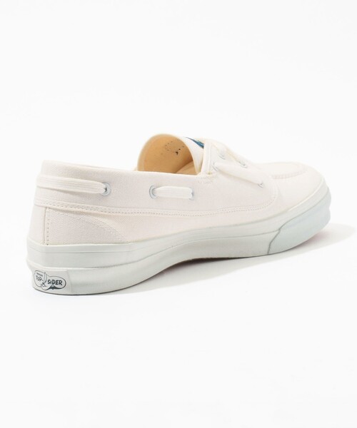 Sperry (スペリー)の「【別注】SPERRY SEAMATE キャンバススニーカー(スニーカー・メンズ・ホワイト/ネイビー・8/9/8.5/9.5/7.5)」の6枚目の写真