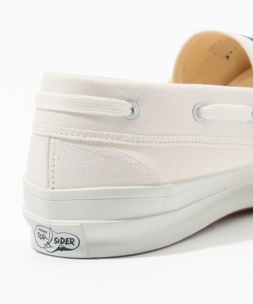 Sperry (スペリー)の「【別注】SPERRY SEAMATE キャンバススニーカー(スニーカー・メンズ・ホワイト/ネイビー・8/9/8.5/9.5/7.5)」の8枚目の写真