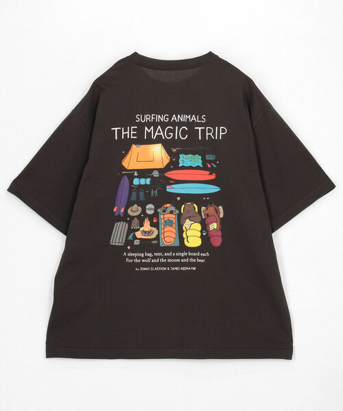 Jonas Claesson（ジョナスクレアッソン）の「JONAS CLAESSON/ジョナス クレアッソン The magic trip Short Sleeve Tee/ザ マジックトリップ バックプリントTシャツ（Tシャツ/カットソー・メンズ・ホワイト/ブルー/ブラック・LARGE/MEDIUM）」の15枚目の写真