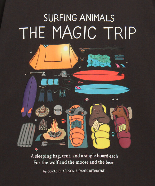 Jonas Claesson（ジョナスクレアッソン）の「JONAS CLAESSON/ジョナス クレアッソン The magic trip Short Sleeve Tee/ザ マジックトリップ バックプリントTシャツ（Tシャツ/カットソー・メンズ・ホワイト/ブルー/ブラック・LARGE/MEDIUM）」の12枚目の写真