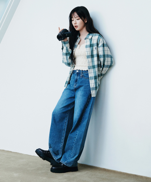 COVERNAT（カバーナット）の「エアリーチェックシャツネイビー（シャツ/ブラウス・メンズ・その他・SMALL/MEDIUM/LARGE/X-LARGE）」の5枚目の写真