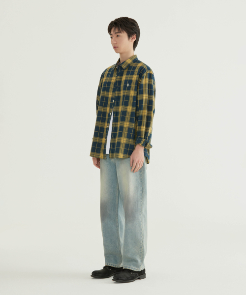 COVERNAT（カバーナット）の「エアリーチェックシャツネイビー（シャツ/ブラウス・メンズ・その他・SMALL/MEDIUM/LARGE/X-LARGE）」の9枚目の写真