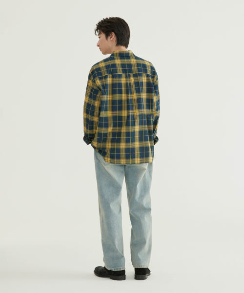 COVERNAT（カバーナット）の「エアリーチェックシャツネイビー（シャツ/ブラウス・メンズ・その他・SMALL/MEDIUM/LARGE/X-LARGE）」の10枚目の写真