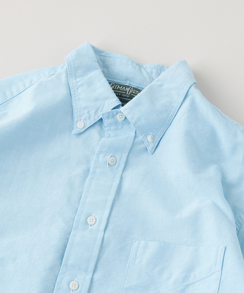 GITMAN VINTAGE（ギットマン ヴィンテージ）の「GITMAN VINTAGE / ギットマン ヴィンテージ TEAL SPRING OXFORD（シャツ/ブラウス・メンズ・サックスブルー・LARGE/MEDIUM）」の3枚目の写真