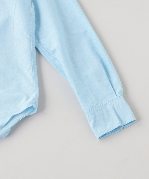 GITMAN VINTAGE（ギットマン ヴィンテージ）の「GITMAN VINTAGE / ギットマン ヴィンテージ TEAL SPRING OXFORD（シャツ/ブラウス・メンズ・サックスブルー・LARGE/MEDIUM）」の4枚目の写真