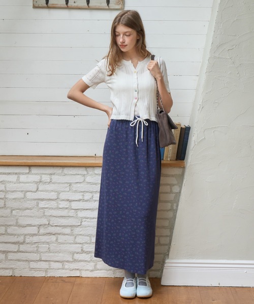 Birthday room(バースデイルーム)の「アソートボタン半袖カーディガン/Assorted Button Short-Sleeve Cardigan(カーディガン/ボレロ・レディース・グレー/ホワイト/ピンク・FREE)」の16枚目の写真