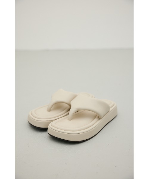 STYLEMIXER(スタイルミキサー)の「プラットフォームトングサンダル(サンダル・レディース・ライトベージュ/ブラック・LARGE/MEDIUM/SMALL)」の6枚目の写真